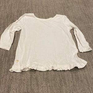 Girls Lilly Pulitzer white top size small 4-5